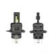 Set 2 becuri aluminiu H4-H19, LED, 12V, 44W, 3936lm, 6500K, cu radiator, Canbus, X4 Aviator 03763 Amio