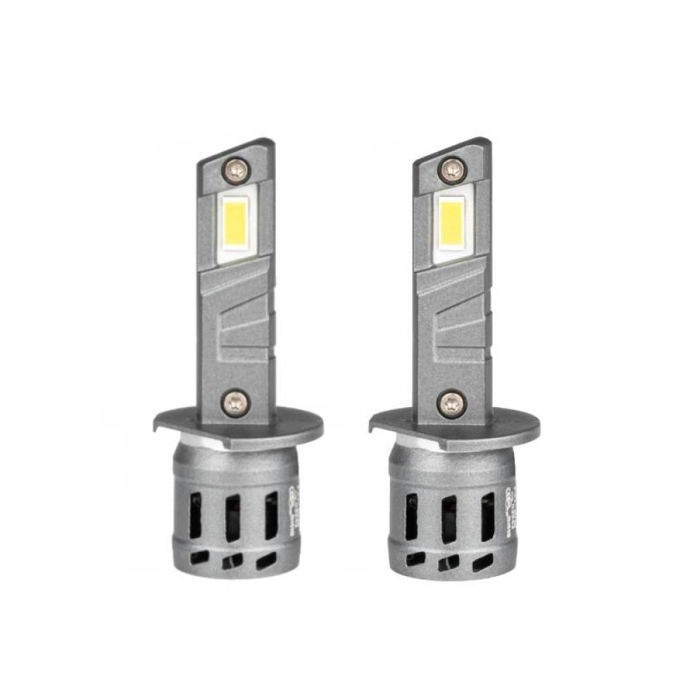 Set 2 becuri  H1, LED, 11-18V, 30W, 2936lm, 6000K, cu radiator, X5 Winger Series, 03943 Amio