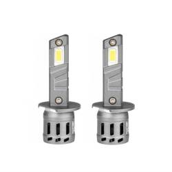 Set 2 becuri  H1, LED, 11-18V, 30W, 2936lm, 6000K, cu radiator, X5 Winger Series, 03943 Amio