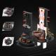 Set 2 becuri  H7-H18, LED, 12V, 44W, 3936lm, 6500K, cu radiator, Canbus, X4 Aviator 03764 Amio