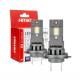 Set 2 becuri  H7-H18, LED, 12V, 44W, 3936lm, 6500K, cu radiator, Canbus, X4 Aviator 03764 Amio