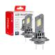 Set 2 becuri  H7, LED, 11-18V, 40W, 3580lm, 6000K, cu radiator, X5 Winger Series, 03946 Amio