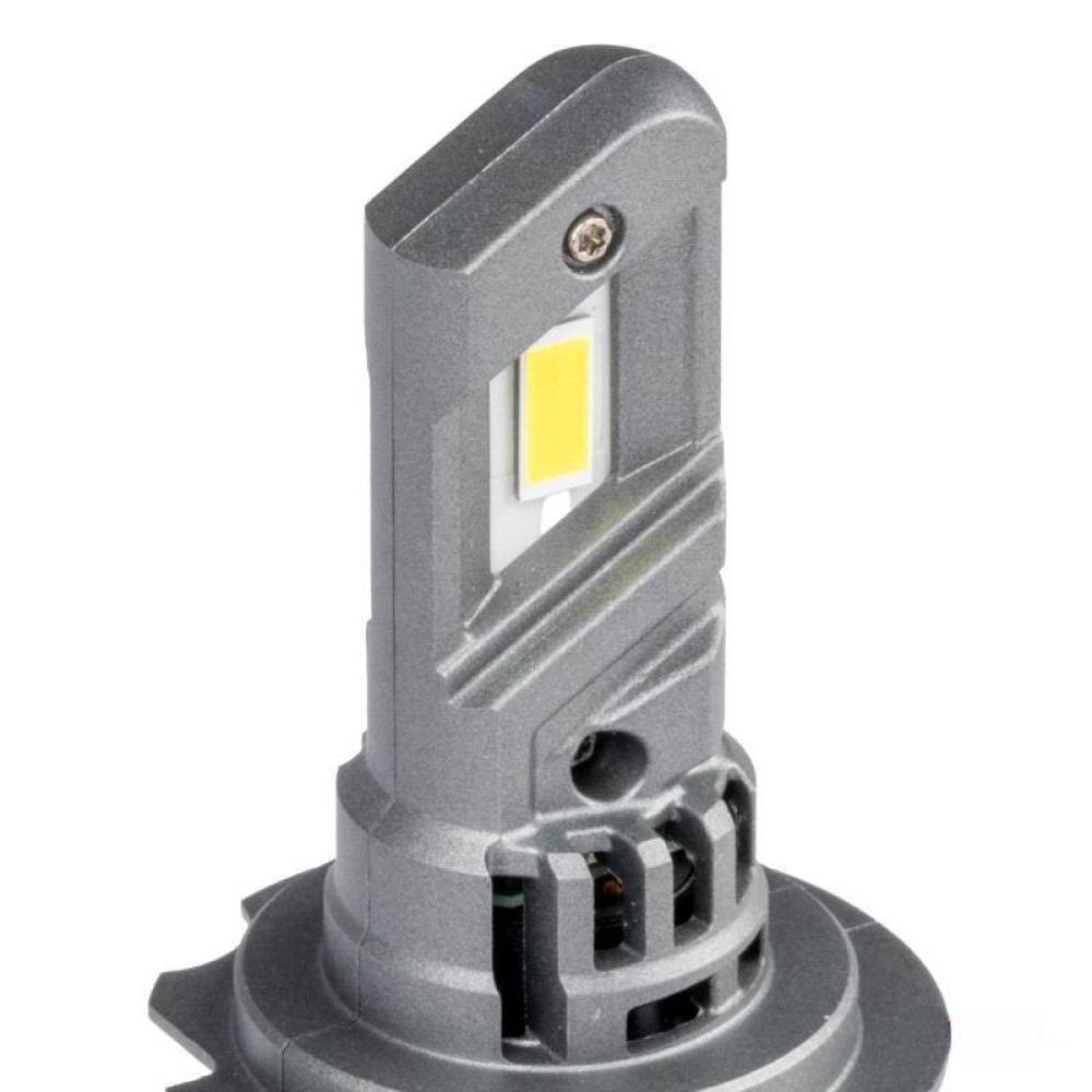 Set 2 becuri  H7, LED, 11-18V, 40W, 3580lm, 6000K, cu radiator, X5 Winger Series, 03946 Amio