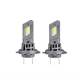 Set 2 becuri  H7, LED, 11-18V, 40W, 3580lm, 6000K, cu radiator, X5 Winger Series, 03946 Amio