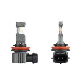 Set 2 Becuri LED H8, H9, H11, H16, 60W, 5600lm, Canbus 95%, 6000K  Amio 04116