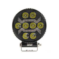 Proiector lucru fi130, LED, cu pozitie galbena, 9-36V, 54W, 10000lm, 6500K, spot, 04210 Amio 