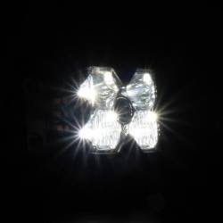 Proiector 95x80, faza lunga si pozitie galbena, cu LED, 9-36V, 60W, 6000lm, spot, 04208 Amio