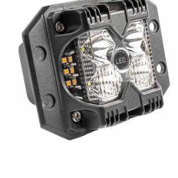 Proiector 125x80, faza lunga si pozitie galbena, cu LED, 9-36V, 60W, 6000lm, spot, incastrabil, 04207 Amio