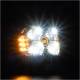 Proiector 125x80, faza lunga si pozitie galbena, cu LED, 9-36V, 60W, 6000lm, spot, incastrabil, 04207 Amio