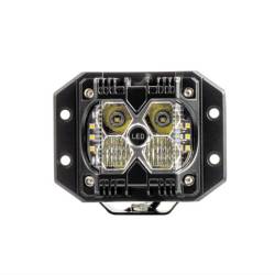 Proiector 125x80, faza lunga si pozitie galbena, cu LED, 9-36V, 60W, 6000lm, spot, incastrabil, 04207 Amio