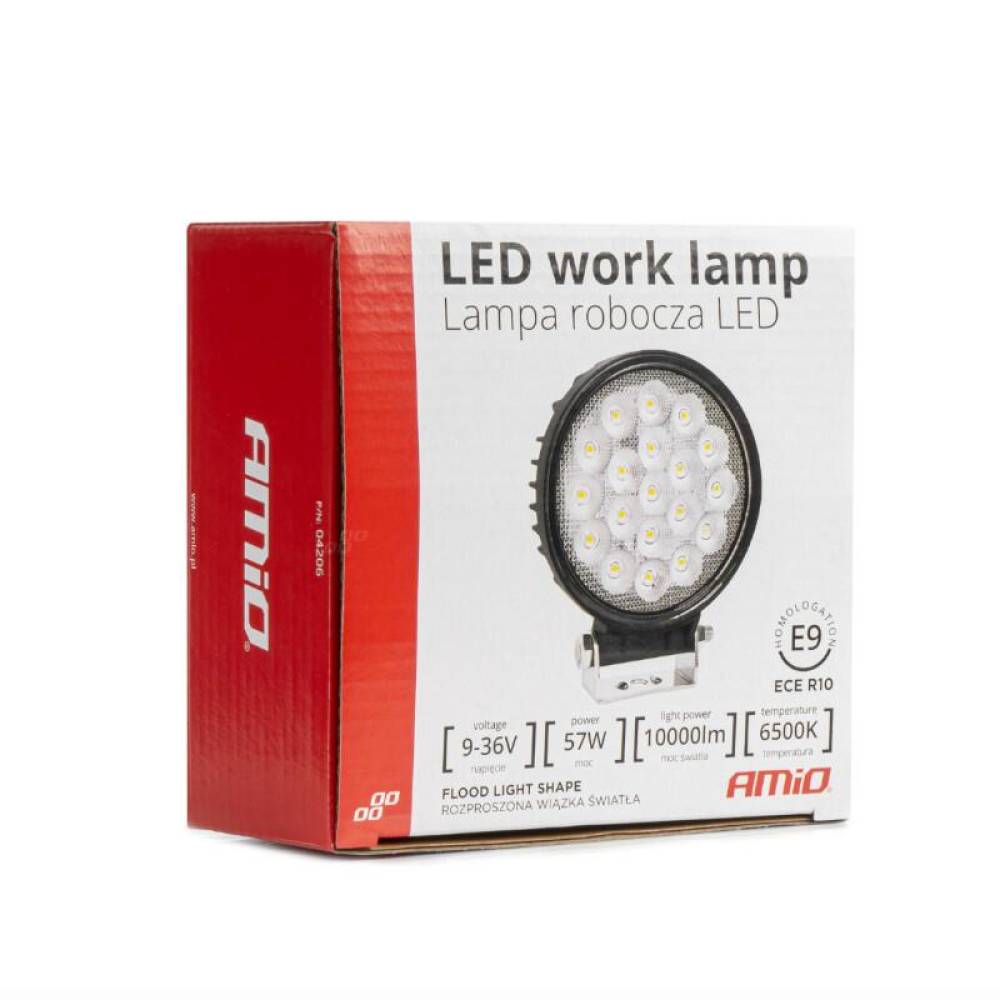 Proiector lucru fi110, LED, 9-36V, 57W, 10000lm, 6500K, flood, 04206 Amio