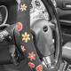 Husa volan 37-39cm, model floral cu buburuze, 04168 Amio