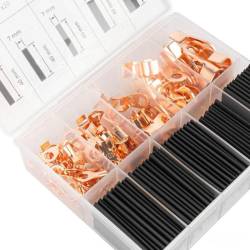 Set papuci electrici cupru si tuburi termocontractabile varnish, 160 bucati, 03933 Amio