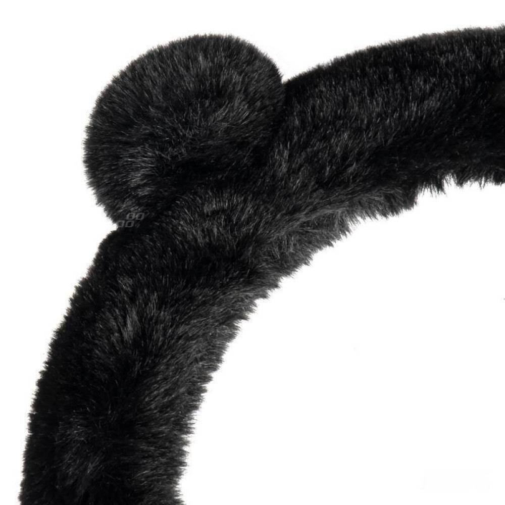 Husa volan 37-39cm neagra, pufoasa, Bear Ears, 04167 Amio Husa volan 37-39cm neagra, pufoasa, Bear Ears, 04167 Amio