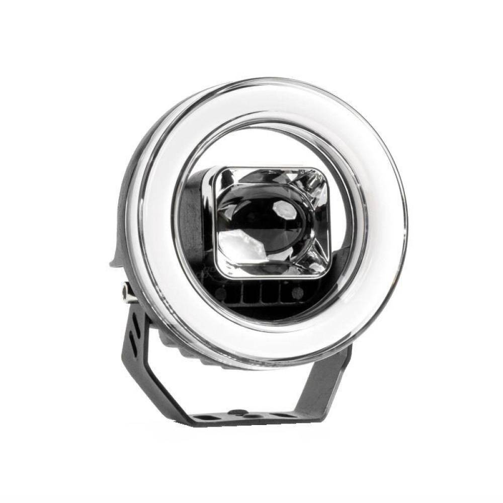 Proiector fi114, LED, 9-36V, 45W, 8000lm, 4 functii, cu semnalizare si pozitie NEON, faza scurta, faza lunga, spot, 04199 Amio