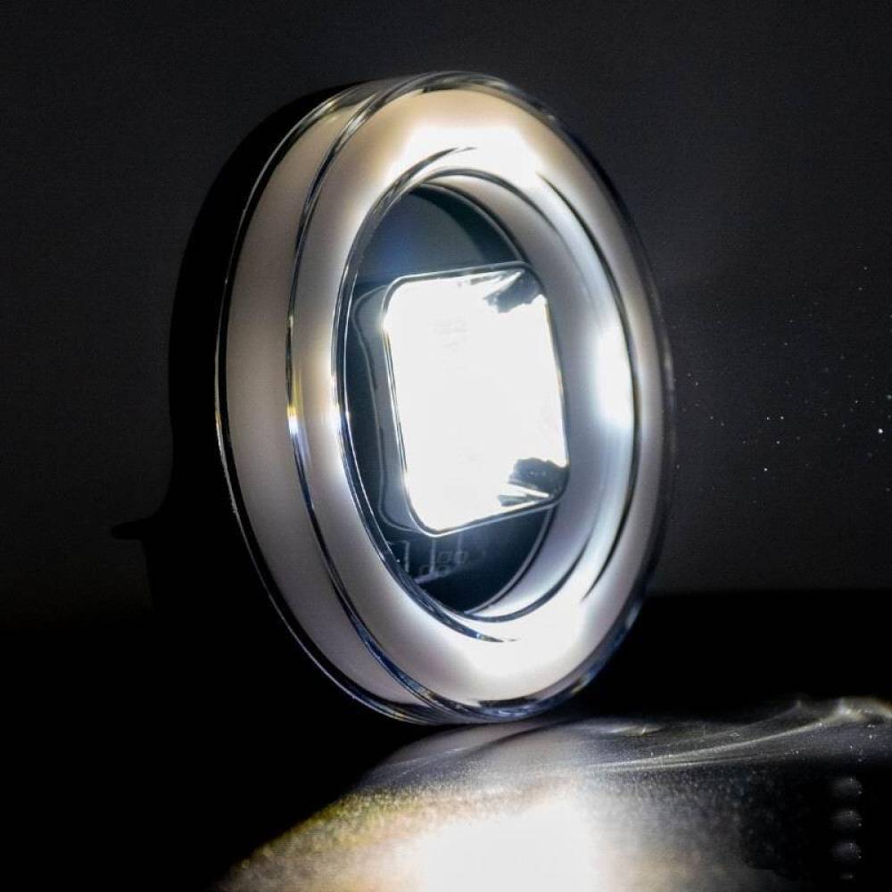 Proiector fi114, LED, 9-36V, 45W, 8000lm, 4 functii, cu semnalizare si pozitie NEON, faza scurta, faza lunga, spot, 04199 Amio