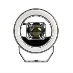 Proiector fi114, LED, 9-36V, 45W, 8000lm, 4 functii, cu semnalizare si pozitie NEON, faza scurta, faza lunga, spot, 04199 Amio