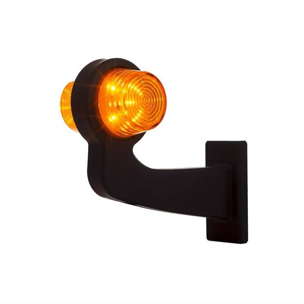 Lampa semnalizare cu brat 195mm, cotit la 90°, LED, Old School, stanga-dreapta, Retro Design FT-147 F Z/Z LED Fristom