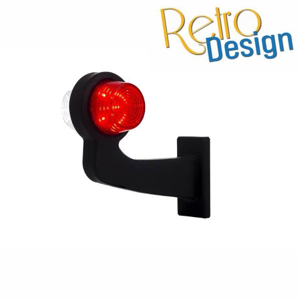 Lampa gabarit cu brat 195mm, cotit la 90°, LED, Old School, stanga, Retro Design FT-147 F L B/C LED Fristom Lampa gabarit cu brat 195mm, cotit la 90°, LED, Old School, stanga, Retro Design FT-147 F L B/C LED Fristom