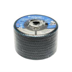 Disc lamelar abraziv cu zirconiu, 125mm, taiat si polizat metal, inox P80, BK77198 