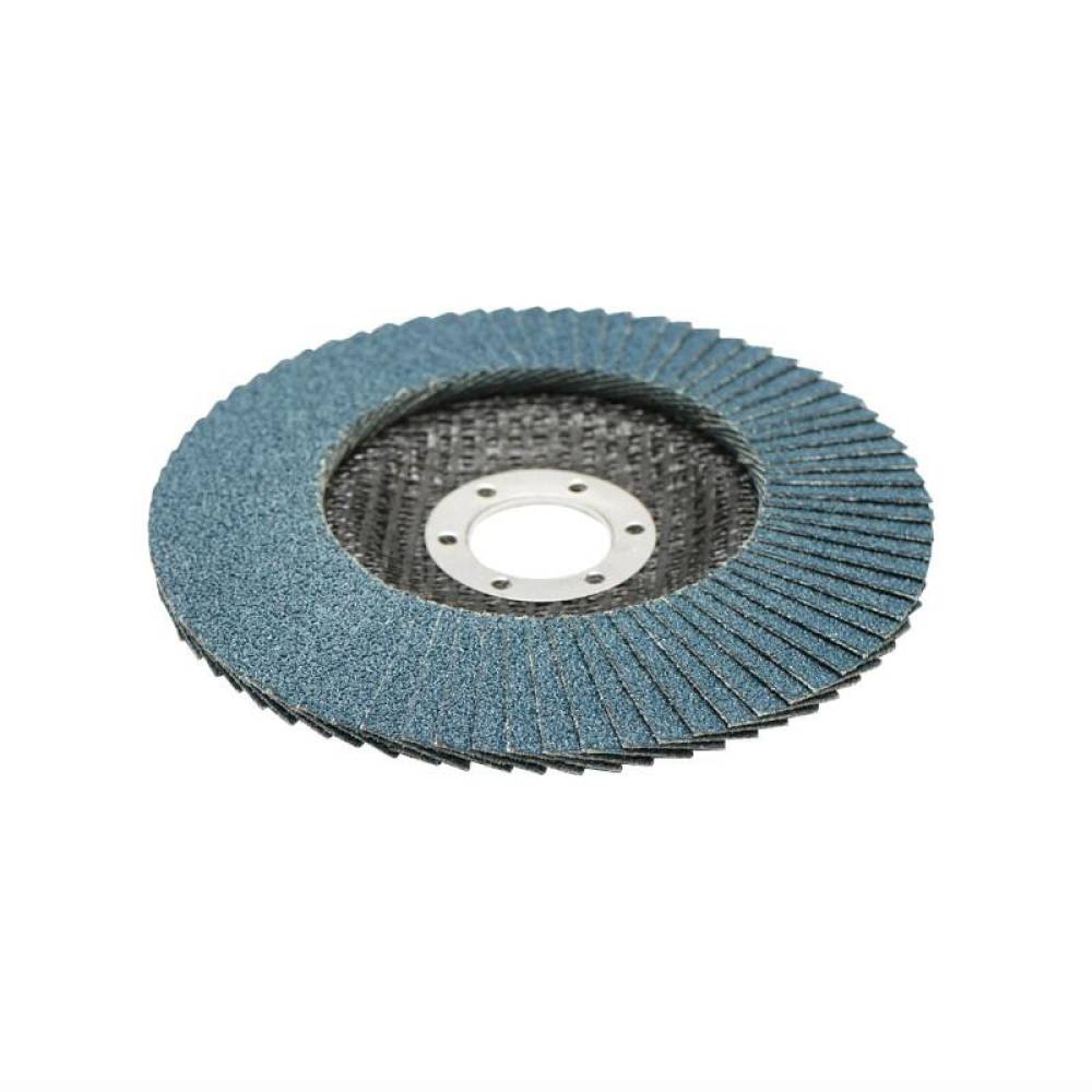 Disc lamelar abraziv cu zirconiu, 125mm, taiat si polizat metal, inox P80, BK77198 