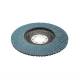 Disc lamelar abraziv cu zirconiu, 125mm, taiat si polizat metal, inox P80, BK77198 
