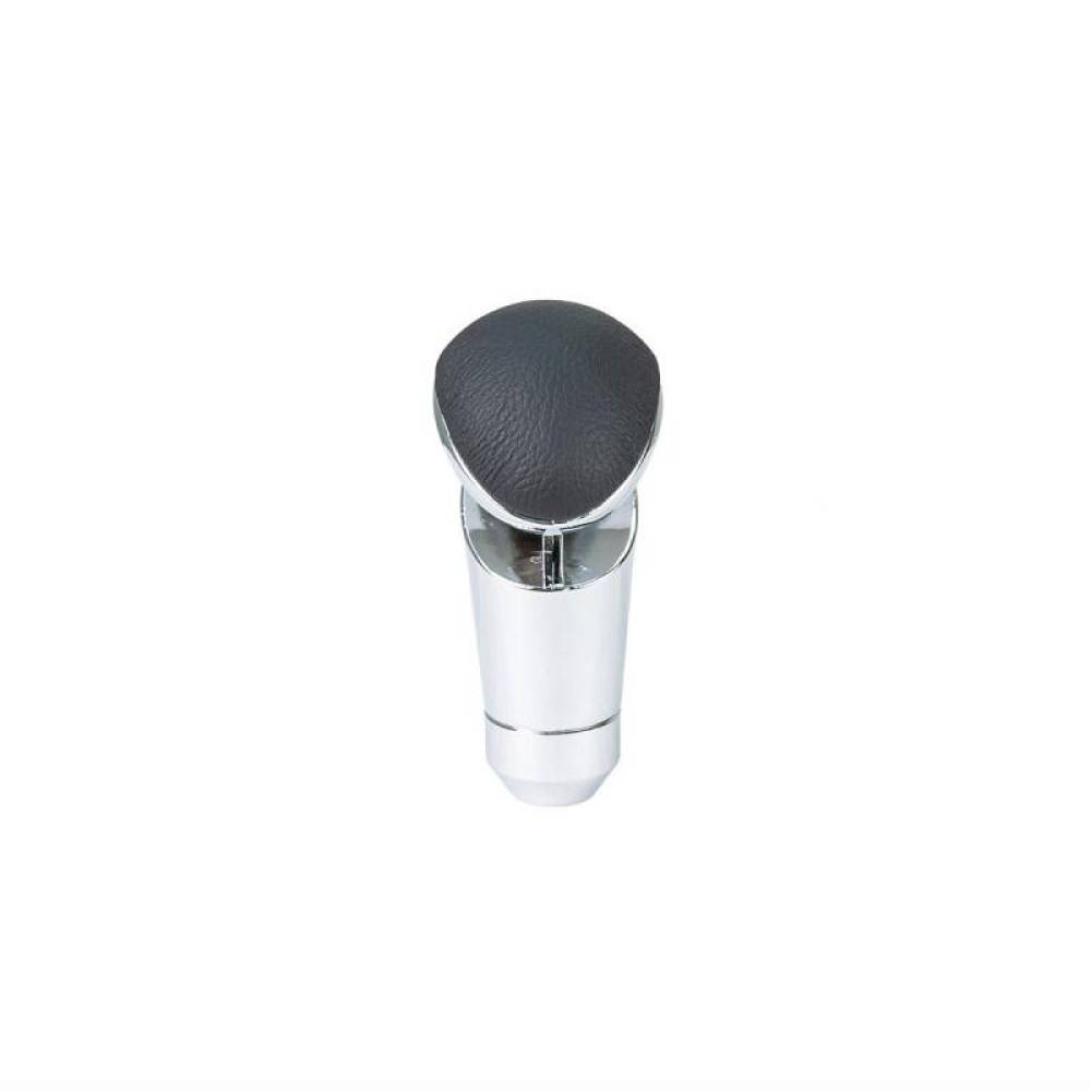 Maner schimbator viteza, imitatie piele neagra cu crom, 7368 Automax