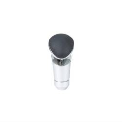 Maner schimbator viteza, imitatie piele neagra cu crom, 7368 Automax