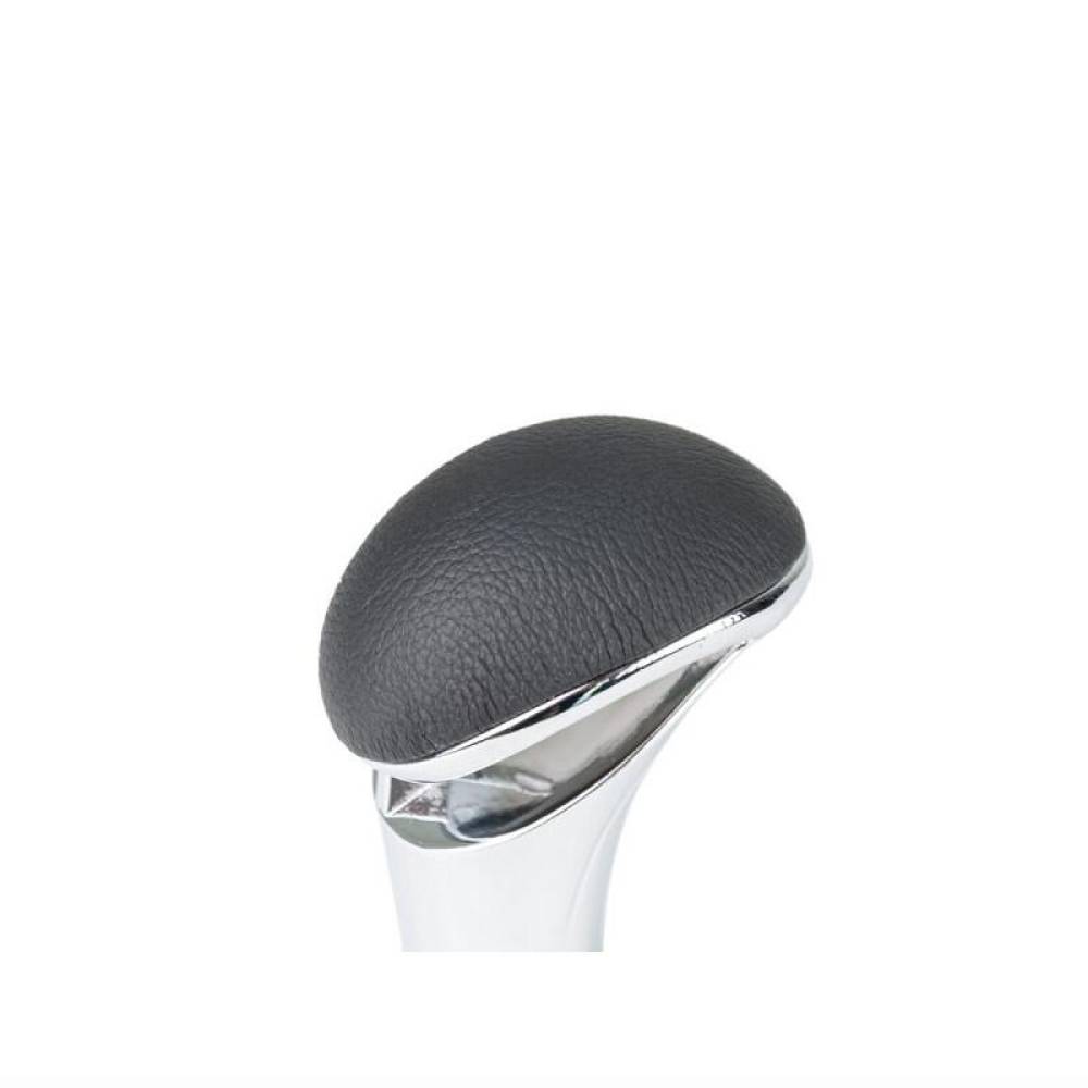 Maner schimbator viteza, imitatie piele neagra cu crom, 7368 Automax