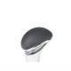 Maner schimbator viteza, imitatie piele neagra cu crom, 7368 Automax