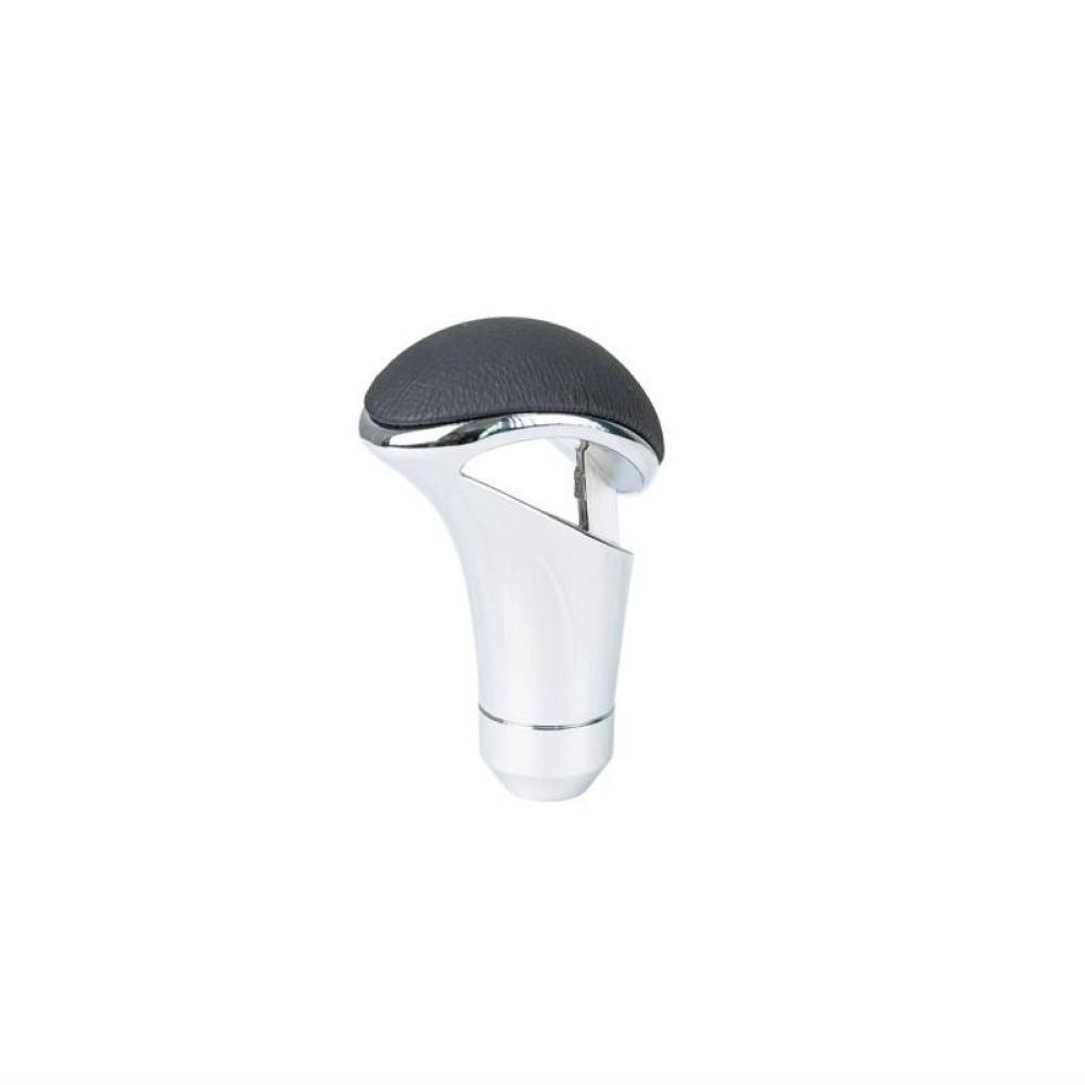 Maner schimbator viteza, imitatie piele neagra cu crom, 7368 Automax