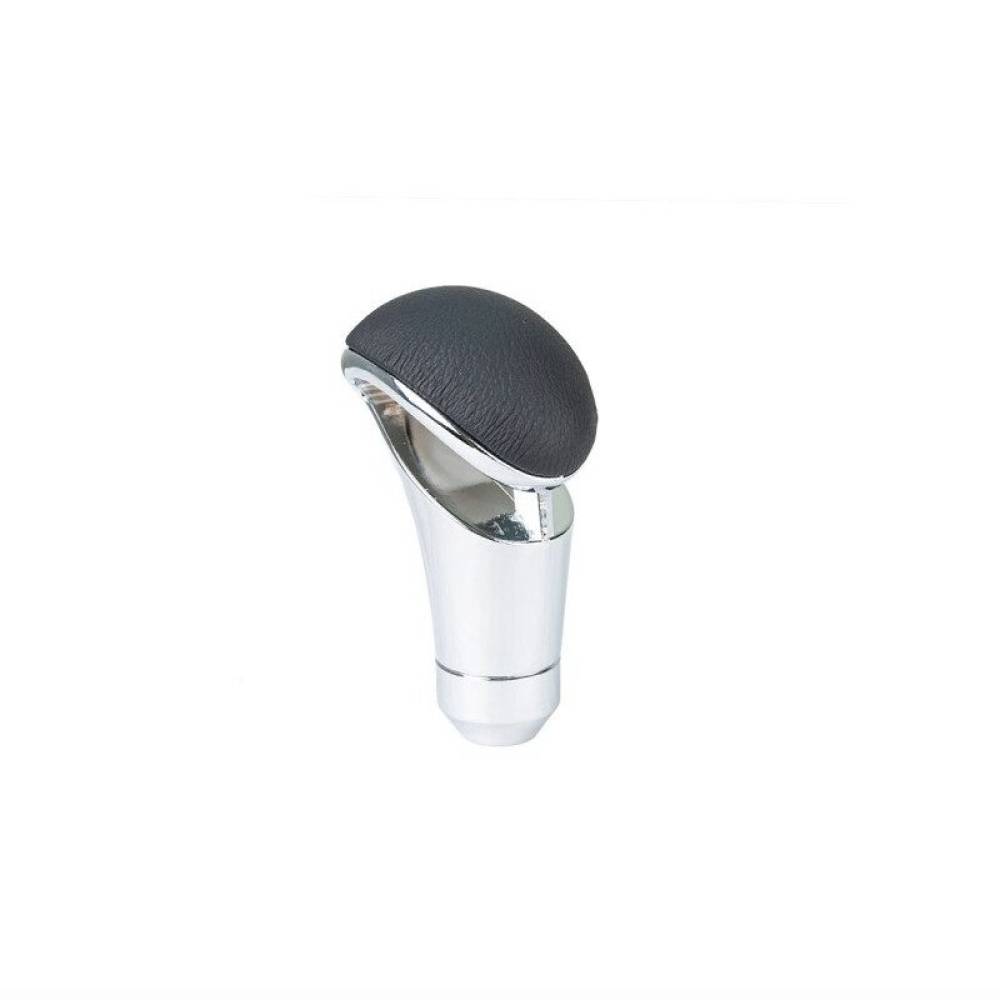 Maner schimbator viteza, imitatie piele neagra cu crom, 7368 Automax