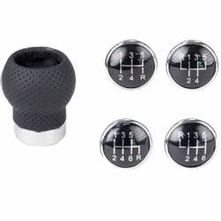 Maner schimbator viteze, piele perforata, 4 modele de viteze interschimbabile, 7320 Automax Maner schimbator viteze, piele perforata, 4 modele de viteze interschimbabile, 7320 Automax