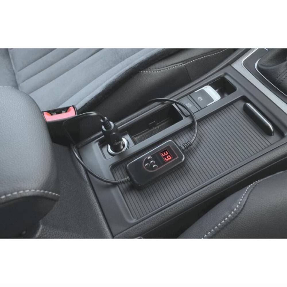 Perna scaun cu incalzire, 12V, velur albastru, cu termostat incorporat, GRADE, 04122 Compass