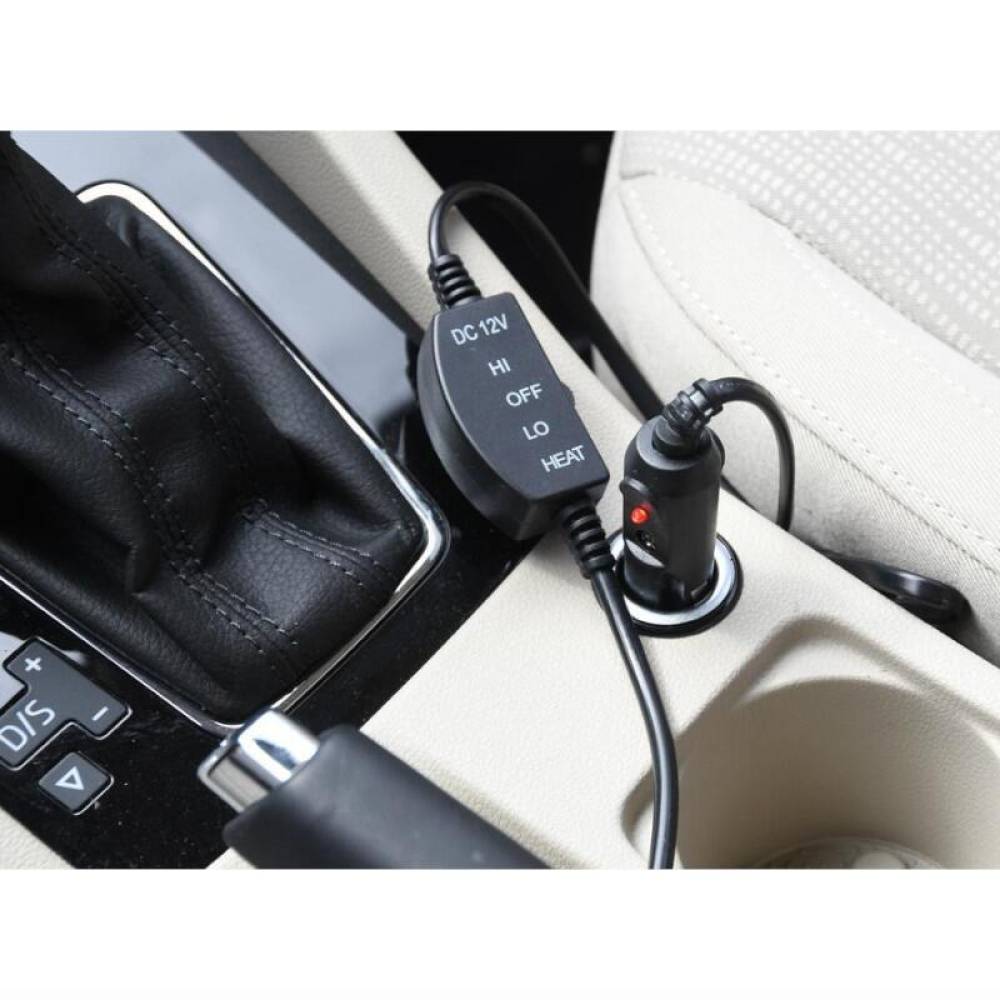 Perna scaun cu incalzire, 12V, plush gri, cu termostat incorporat, TEDDY, 04121 Compass
