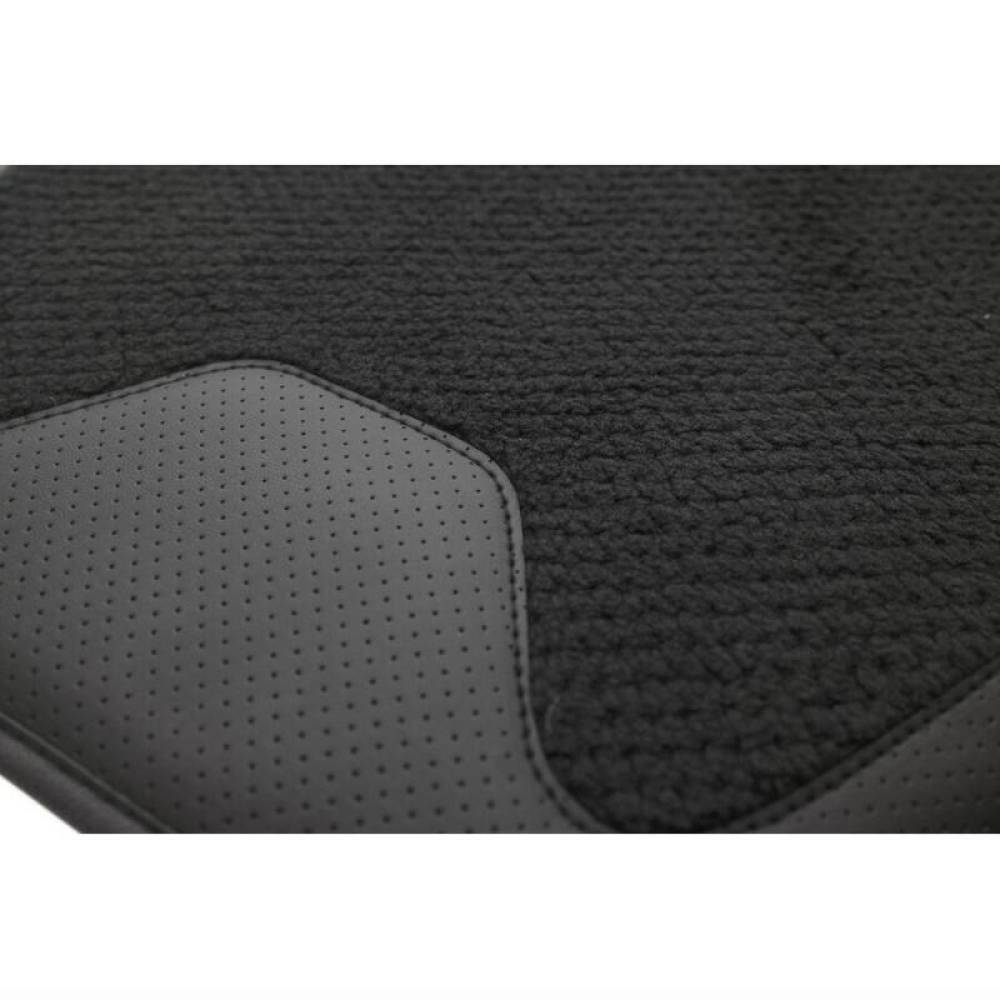 Perna scaun cu incalzire, 12V, plush si piele sintetica perforata, 3 trepte de viteza, neagra, SHAWN, 04083 Compass