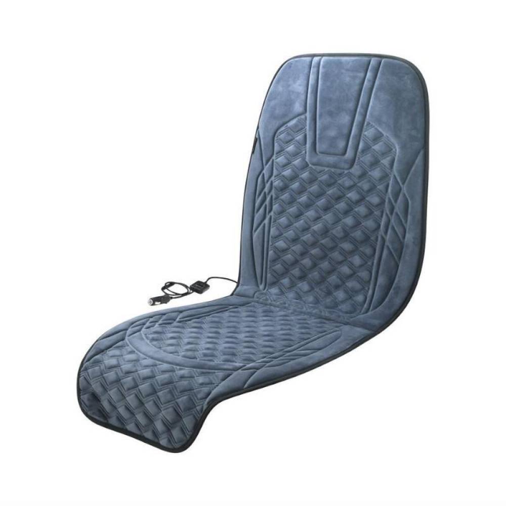 Perna scaun cu incalzire, 12V, velur albastru, cu termostat incorporat, comutator digital, Premium, FURRY, 04127 Compass