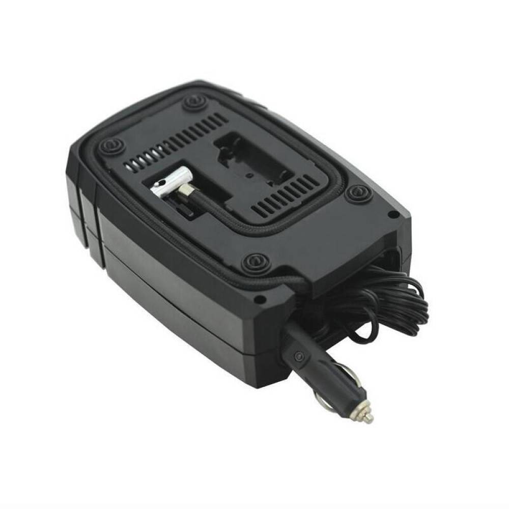 Compresor aer, 10bar, 12V, 120W, automat cu manometru digital, cu lanterna, 3 adaptoare, CORA, 07189 Compass
