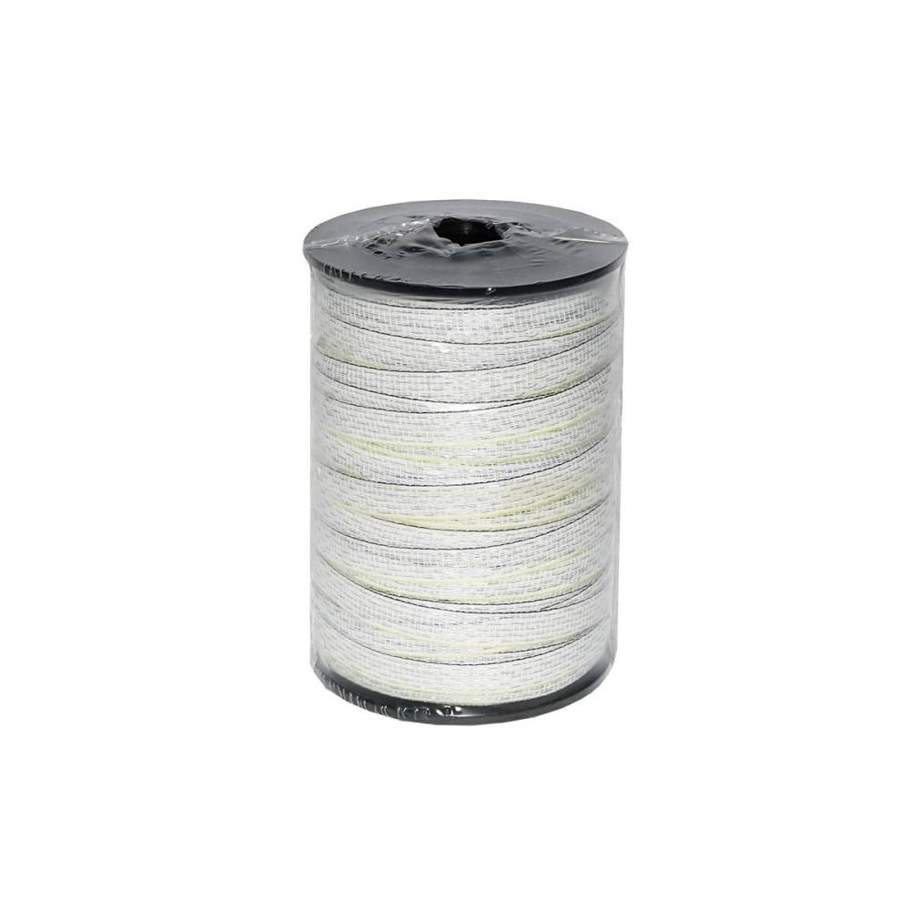 Rola banda alb-galben-negru, latime 20mm 5x0.3mm SS ,200m , pt gard electric BK87536