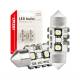 Set 2 becuri sofit, 12-24V, C5W, C3W 31mm, 2 LED-uri SMD 3838, Canbus, alb, 04247 Amio Set 2 becuri sofit, 12-24V, C5W, C3W 31mm, 2 LED-uri SMD 3838, Canbus, alb, 04247 Amio
