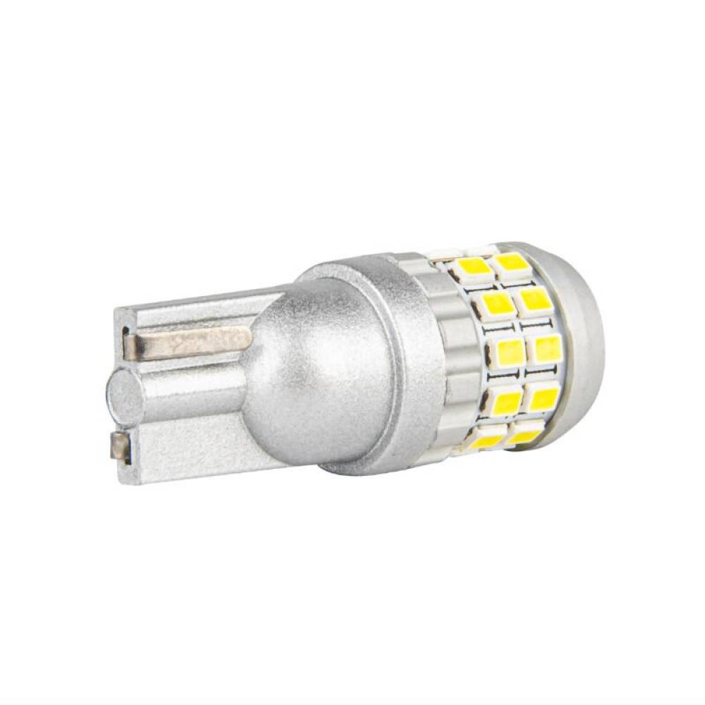 Set 2 becuri T10, 30 LED-uri SMD2016, 12-24V, W5W, CANBUS, alb 04233 Amio