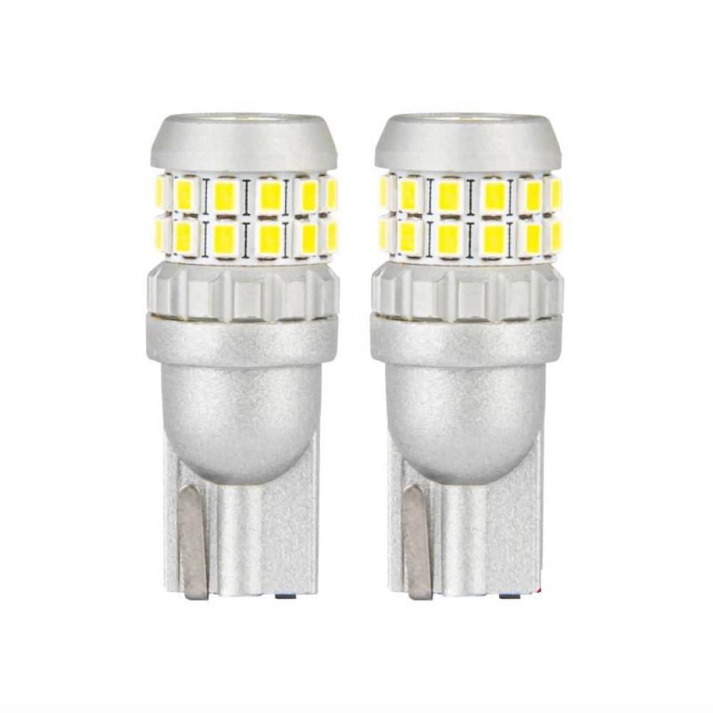 Set 2 becuri T10, 30 LED-uri SMD2016, 12-24V, W5W, CANBUS, alb 04233 Amio
