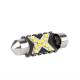 Set 2 becuri sofit, 12-24V, C5W, 36mm, 12 LED-uri SMD 2016, Canbus, alb, 04236 Amio