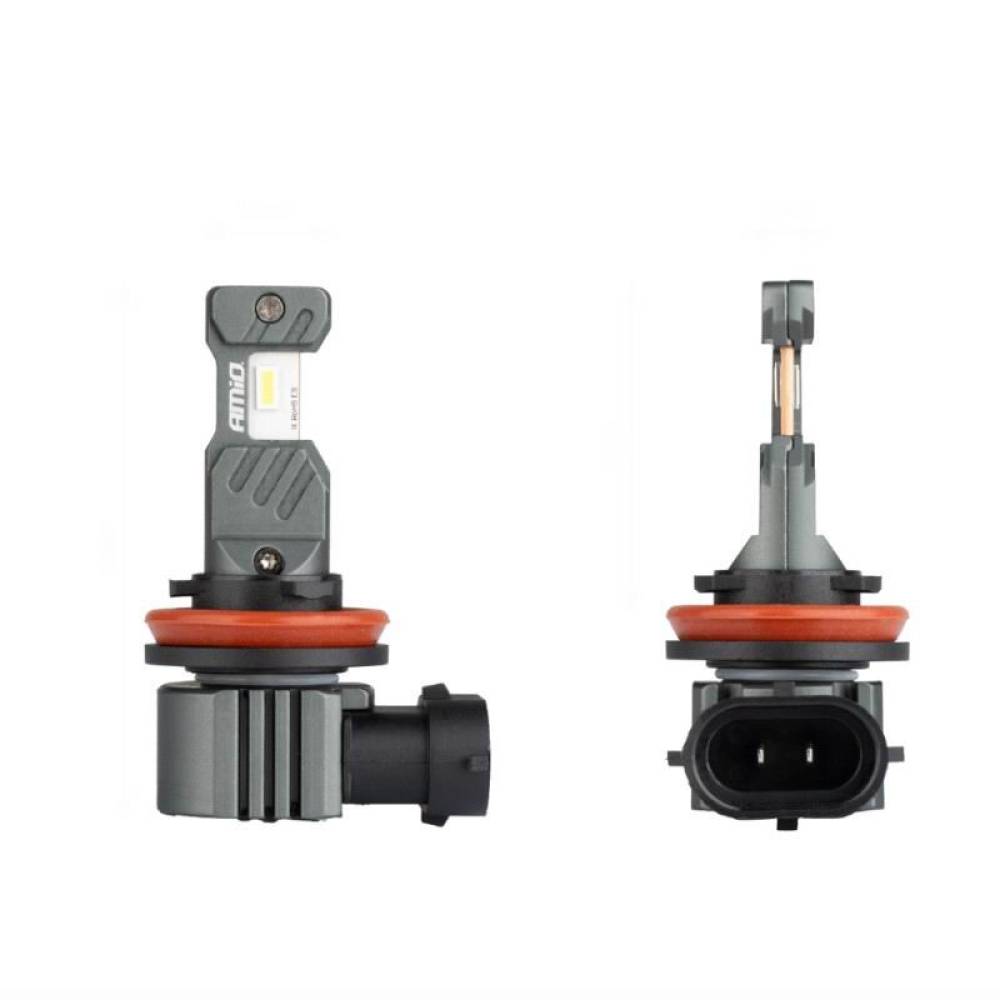 Set 2 becuri HIR2, LED CSP, 12V, 60W, 5600lm, 6000K, Canbus, Hybrid 04119 Amio Set 2 becuri HIR2, LED CSP, 12V, 60W, 5600lm, 6000K, Canbus, Hybrid 04119 Amio