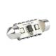 Set 2 becuri sofit, 12-24V, C5W, 39mm, 2 LED-uri SMD 3838, Canbus, alb, 04249 Amio