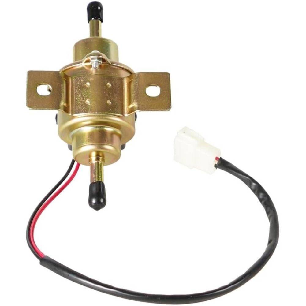 Pompa alimentare electrica 12V, universala, pentru combustibil benzina sau motorina, L=130mm, fi 8mm, OEM YK-3107, EP-500-0, bk SR67