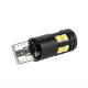Set 2 becuri T10, 13 LED-uri, SMD 3030, 12-24V, W5W, 5500K, Canbus, alb, 04259 Amio