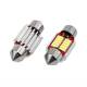 Set 2 becuri sofit, 12-24V, C5W, C10W, C3W, 31mm, 10 LED-uri SMD 4014, Canbus, alb, 01288 Amio