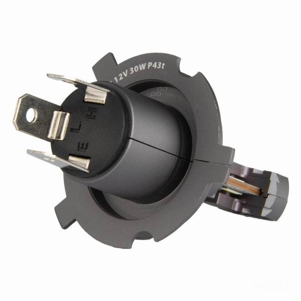 Set 2 becuri H4-H19, LED, 12V, 60W, 5600lm, 6000K, cu ventilator, Canbus, Hybrid 04114 Amio