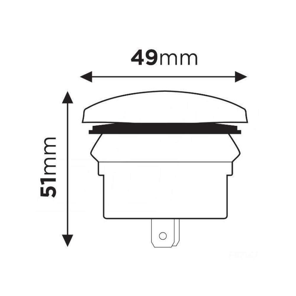 Priza cu 2 USB, cu LED rosu, 12-24V, incastrabila, 04228 Amio Priza cu 2 USB, cu LED rosu, 12-24V, incastrabila, 04228 Amio